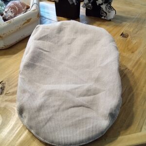 Newsboy Tan Stripped Cap